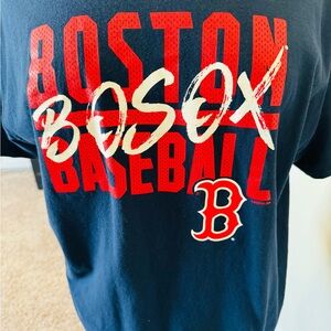 Genuine Merchandise Boston Baseball Tee - Navy and Red